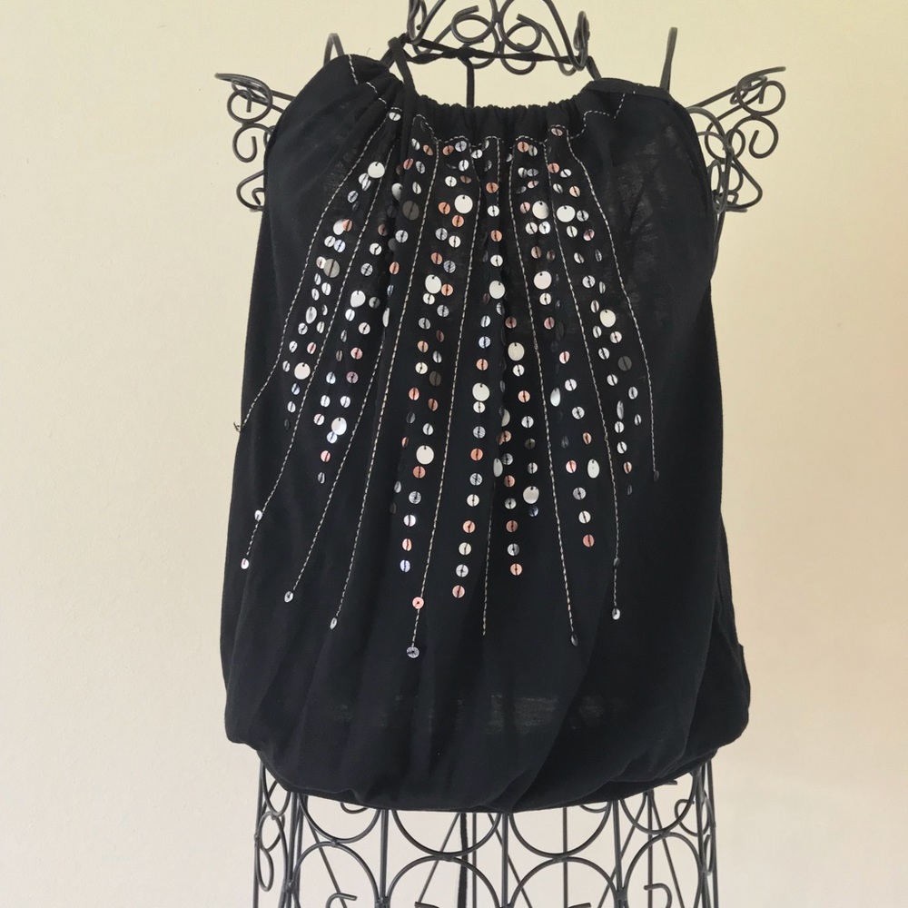 EUC Women’s Black Halter Top